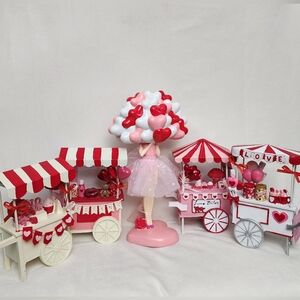 Valentines DAY cart Collection With Balloon Girl